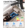 AKOFUN Ceiling Fans with Lights, 44 Inch, 6 Speeds, Stepless