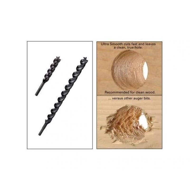 WoodOwl 09810 Tri-Cut 13/16-Inch by 18-Inch Ultra Smooth Auger Bit
