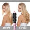 DAN Curling Iron Brush,Heated Curling Brush,CurlingBrush for Short Hair,Heated RoundBrush,SmallBrush