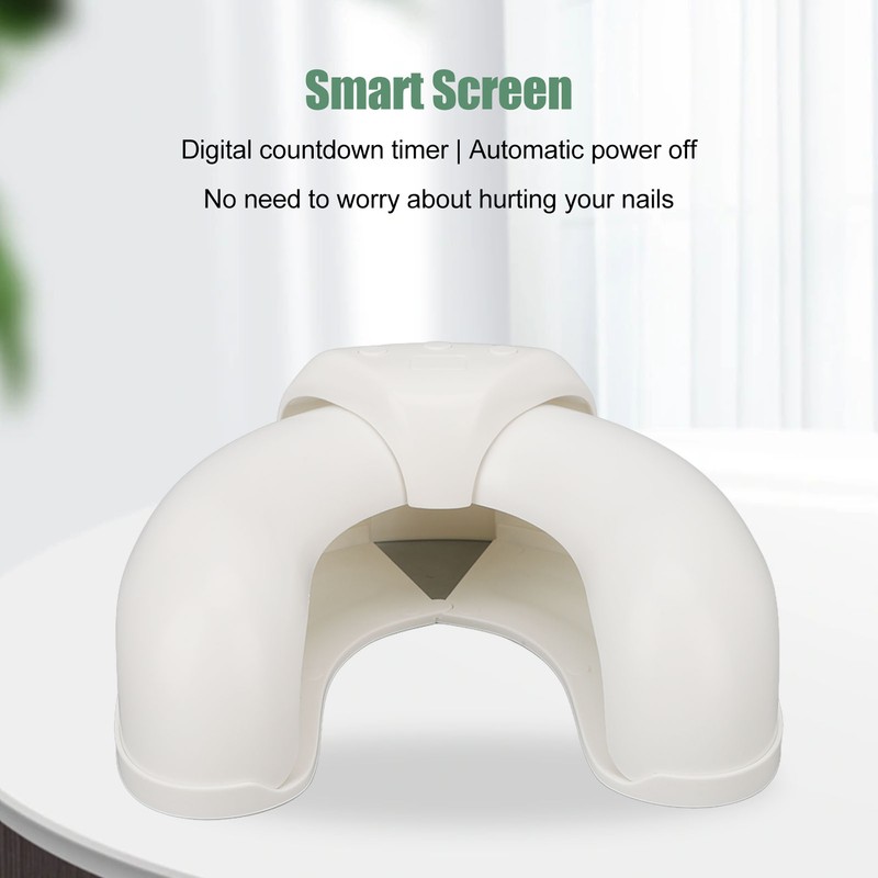 UV Gel Nail Lamp Foldable U Shape Adjustable 3 Gear