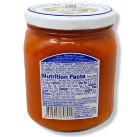 Nezhin Lutenica Bell Pepper Spread Paste with Carrots and Tomatoes, No Added Preservatives, 450 gram, Pack of 1