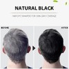 Champú Instantáneo para El Cabello Negro, 3 En 1 Tinte
