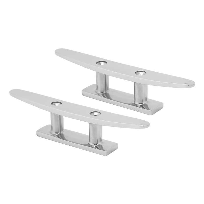 2PCs Boat Cleat Open Base 5in Universal Fit for Watercraft