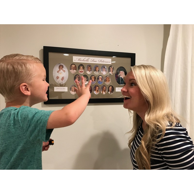Birth to Graduation 25" x 14" (B-18) Picture Frame, School