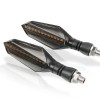 Unbranded 4x M10 Arrow Universal Motorcycle Flowing Turn Signal Light