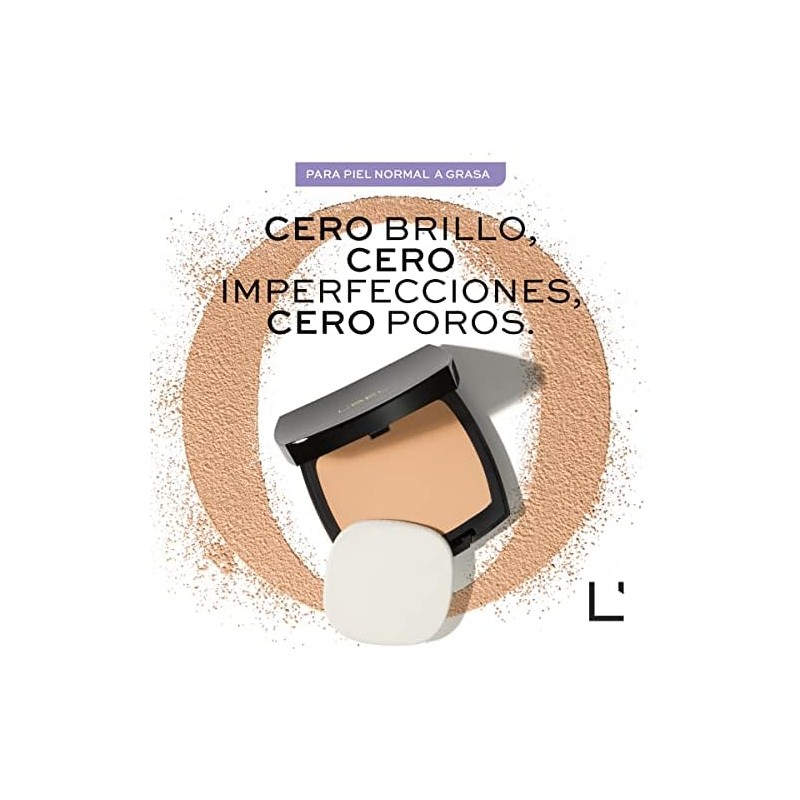 L'BEL - Polvos Compactos Control Brillo Forever Ultra Matte 9g