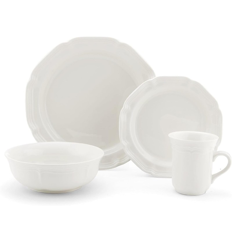 Mikasa French Countryside 16-Piece Dinnerware Set, Service for 4