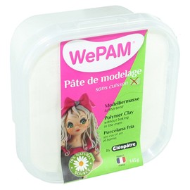 WePAM - PFWBBB-145 - Lufthärtende Modelliermasse, 145 g, Weiß
