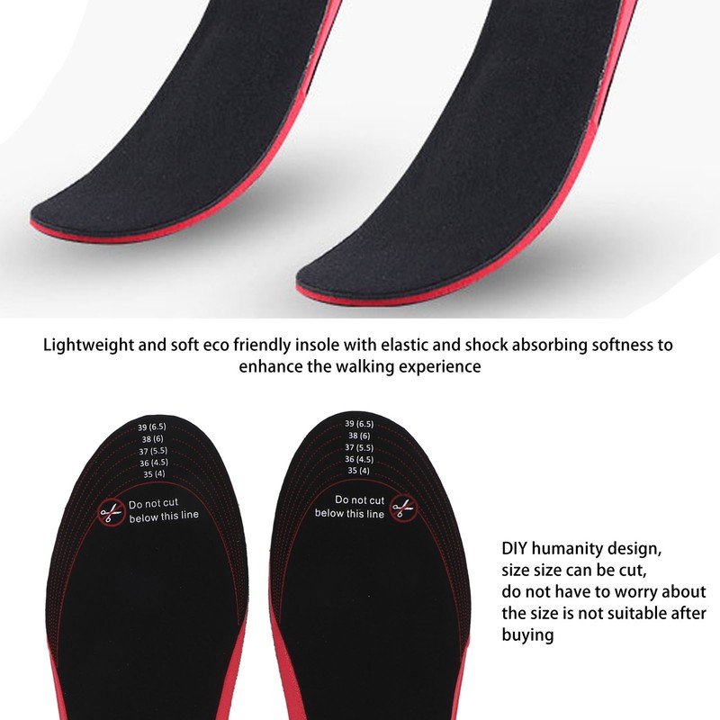 Heated Insoles 3 Speed Wireless Temperature Control Rechargeable Electric Heated