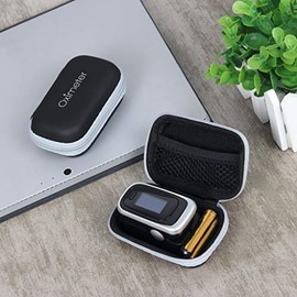 Bolsa de almacenamiento EVA para oxímetro de pulso de dedo, monitor de saturación, cubierta protectora                                                
