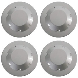 BB Auto Set of 4 New 18" 19" 7 Spoke Wheel Hub Center Caps Silver Hubcaps Covers Replacement for 2004-2008 Chrysler Crossfire