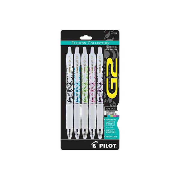 Pilot G2 Fashion Collection Retractable Gel Ink Rolling Ball Pen 24339023
