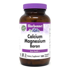 Bluebonnet Suplemento Nutricional Vegano Calcio Magnesio Boro 180 Cápsulas