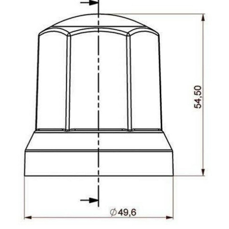 MelTruck® 20 x Black Wheel Nut Caps Protection Cover Diameter