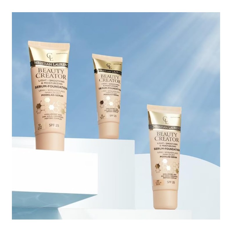 Christian Laurent Beauty Creator Lightweight Smoothing & Hydrating Foundation Serum