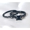 ringheart Couple Rings Matching Ring 1ct Black CZ Women Wedding