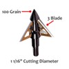 New Archery Products NAP Thunderhead Nitro Broadhead Fixed Blade 100