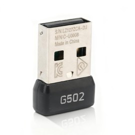 Gugxiom Receptor USB 2.4GHz para G502 Lightspeed Wireless Mouse, USB Dongle Ratón Receptor Adaptador de Repuesto