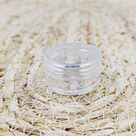 Clear lid plastic 5g empty bottle portioning container portioning container cream portioning cosmetic portioning / 투명 뚜껑 플라스틱 5g 공병 소분용기 소분용기 크림소분 화장품소분