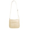 Samantha Look Women's Genuine Leather Shoulder Bag, Made in Italy,