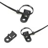 60 Set Cable Zip Tie Mounts Kit Black 6" Zip