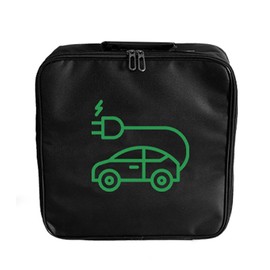 T TAKONE Charging Cable Bag Electric Car - Non-Slip Storage Bag for EV Charging Cable, Boot Organiser for Type 1 & Type 2 Cable, black
