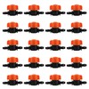 VooGenzek 20 Pieces Irrigation Tap Shut-off Valve Connections, Drip Irrigation