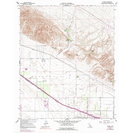 YellowMaps Myoma CA topo map, 1:24000 Scale, 7.5 X 7.5 Minute, Historical, 1958, Updated 1991, 26.9 x 21.5 in - Paper