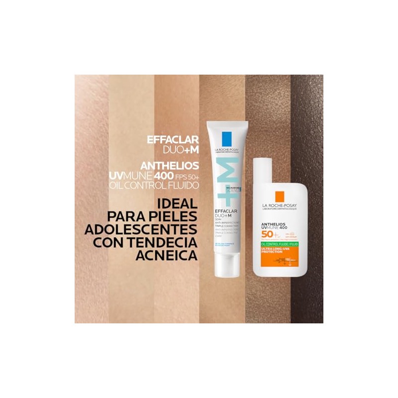 La Roche-Posay Kit Effaclar Duo+M + Anthelios UVMUNE 400 Oil