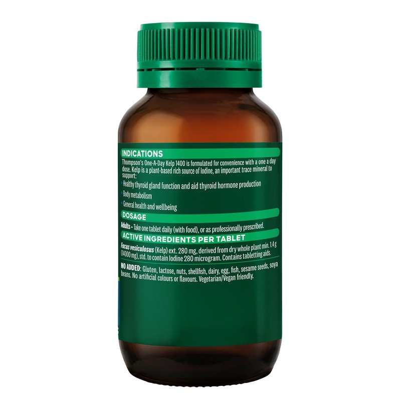 Thompsons One-A-Day Kelp 1400mg 120 tablets