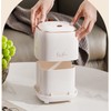 diyannuo Plastic trash can creative mini desktop trash can, with