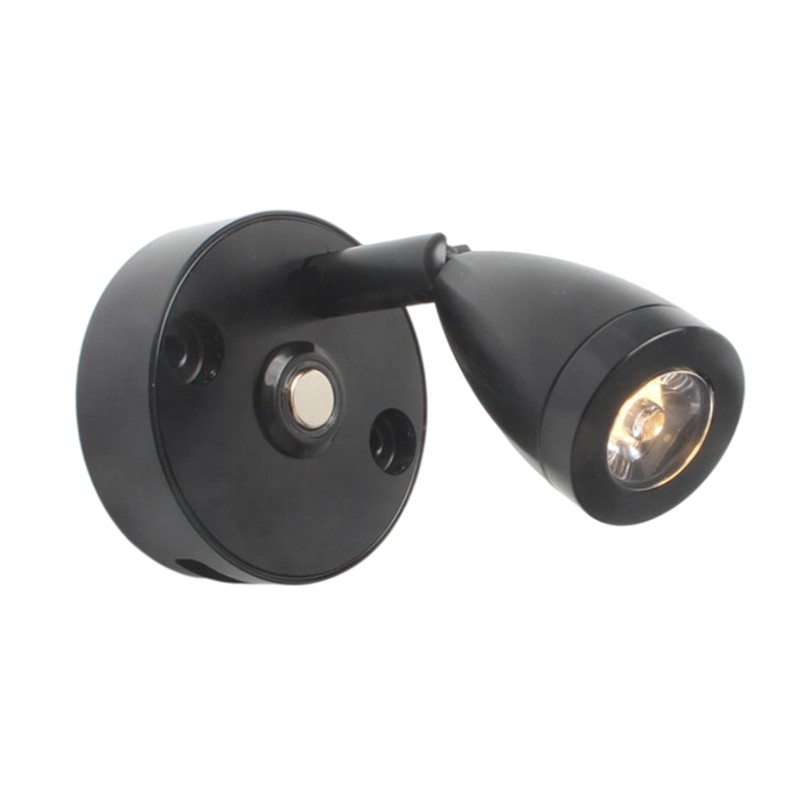 DC12V-24V Reading Lamp RV Boat LED Bedside Lamp 3 Colors