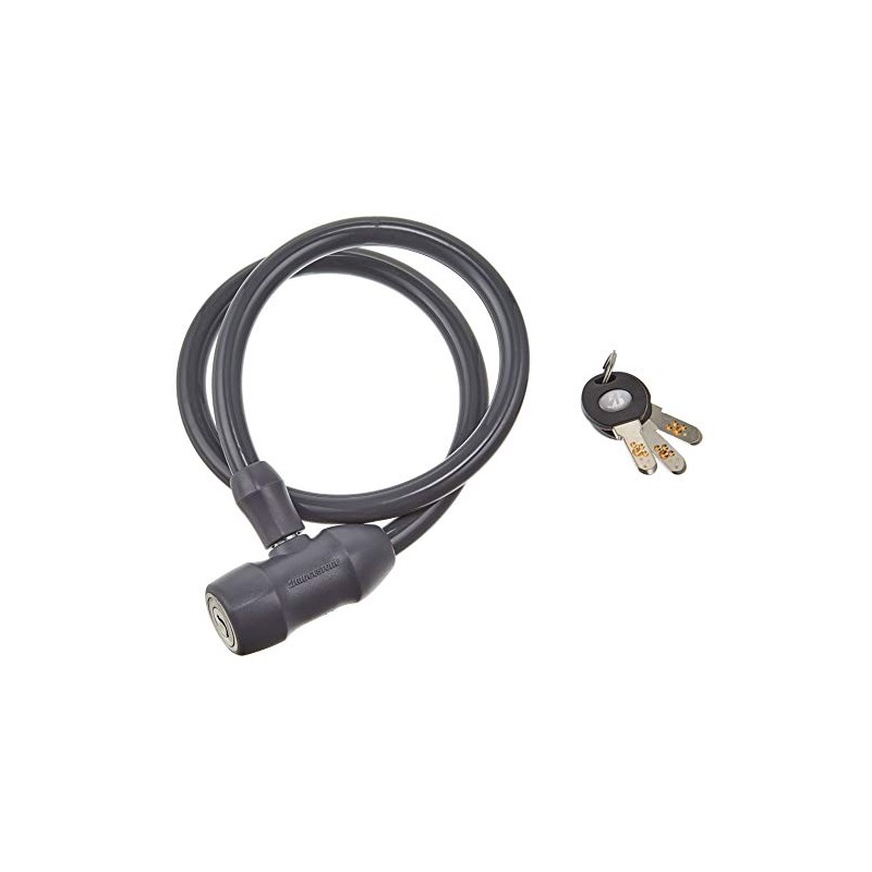 Bridgestone Wire Lock Tough Guard, Bicycle Lock, grey