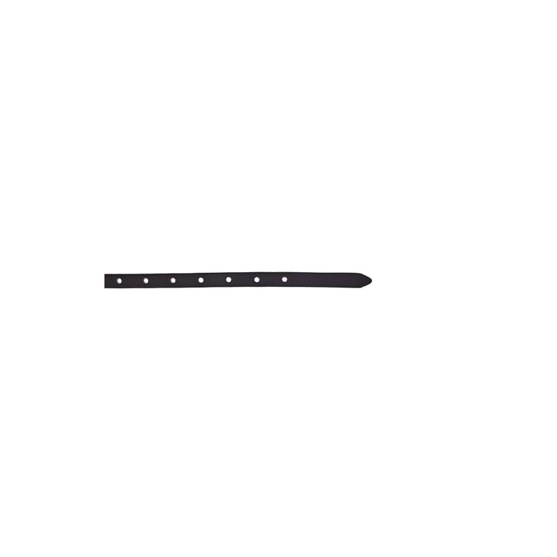Vanzetti Women's Belt - Slim Leather Belt, Metal Buckle, black