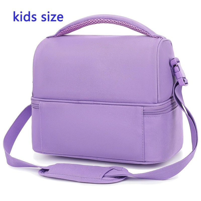 FlowFly Double Decker Cooler Insulated Lunch Bag Large Tote for