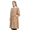 Nanxson Cotton linen apron women long sleeve apron cooking apron