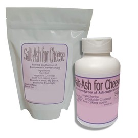 Homestead Salt Ash - Vegetable Charcoal Salt Blend for Coating Cheese - 2 Sizes (250g)