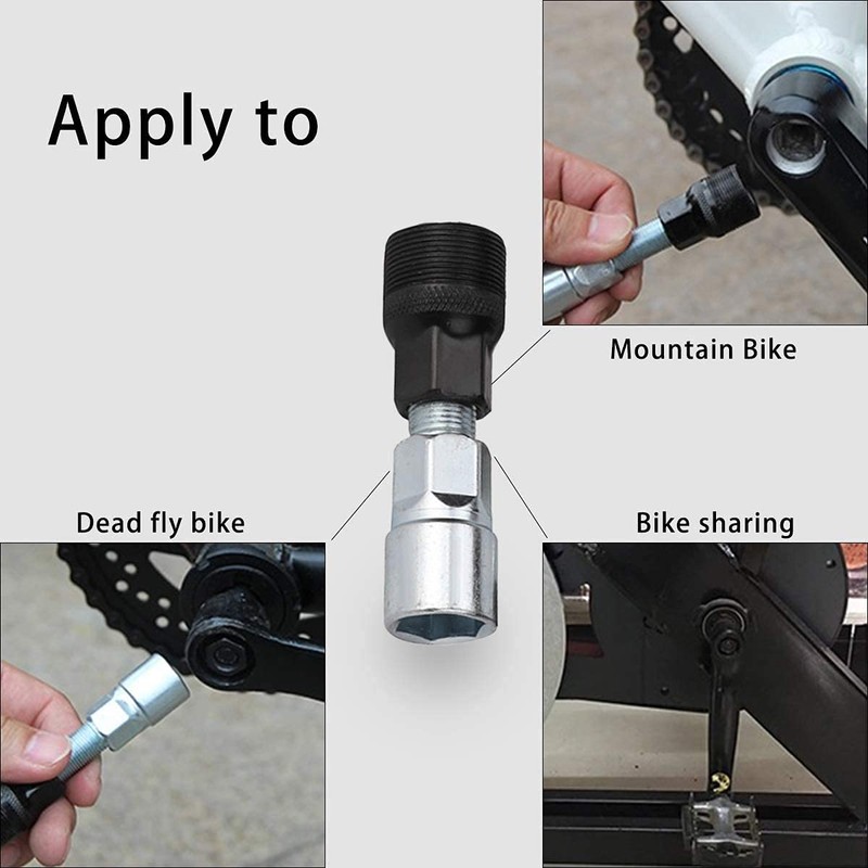 All-Pie Bicycle Cassette Removal Tool Set, Chain Whip Bicycle Repair