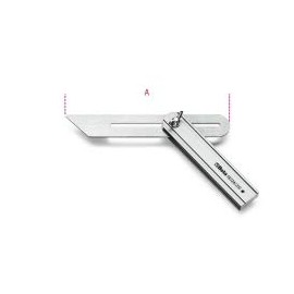 Beta 1672A Mitre Square, Adjustable, Sliding Blade, Aluminum Base, Chrome-plated Steel Blades, 200mm
