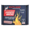 Rutland Fire Bricks for Wood-Burning Fireplaces & Woodstoves, Red, Case