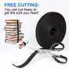 OneLeaf Hook and Loop Roll Reusable Fastening Cable Ties, 20ft
