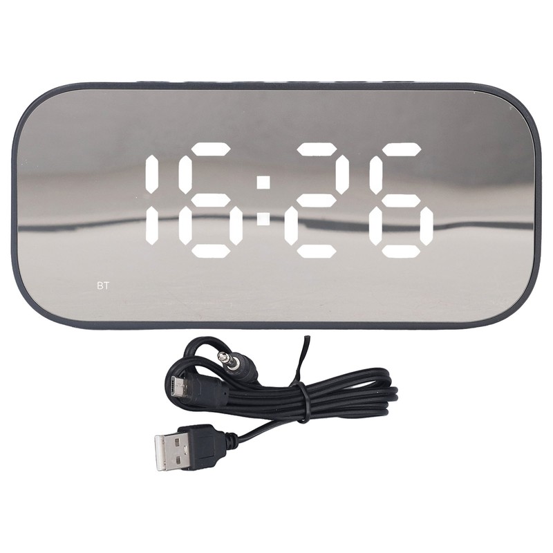 Alarm Clock Radio Portable Dimmer Control Dual Alarm FM Alarm