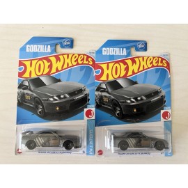 Nissan 2024 HOT WHEELS NISSAN SKYLINE R33 GODZILLA GREY Lot Of 2