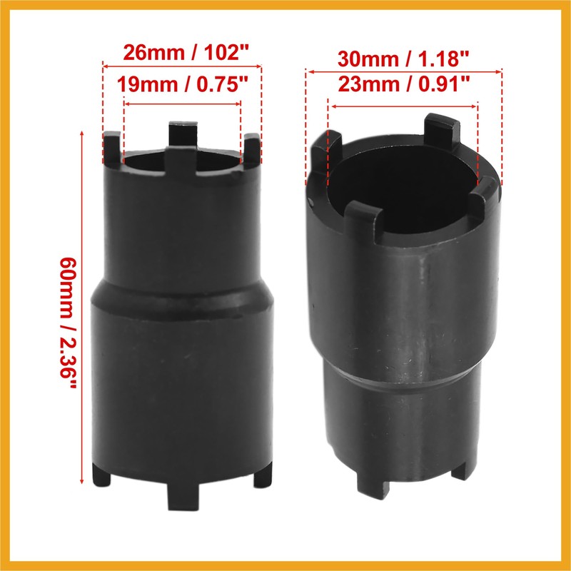 Partuto 19mm 23mm Motorcycle Clutch Lock Nut Spanner Wrench Repair