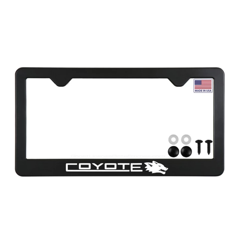 Ghost License Plate Frames Mustang GT License Plate Fram Black