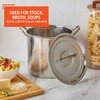IMUSA USA Stainless Steel Stock Pot 20-Quart, Silver