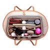 Felt Bag-in-Bag with Detachable Dividers, Inner Pocket, Large Capacity, Convenient,