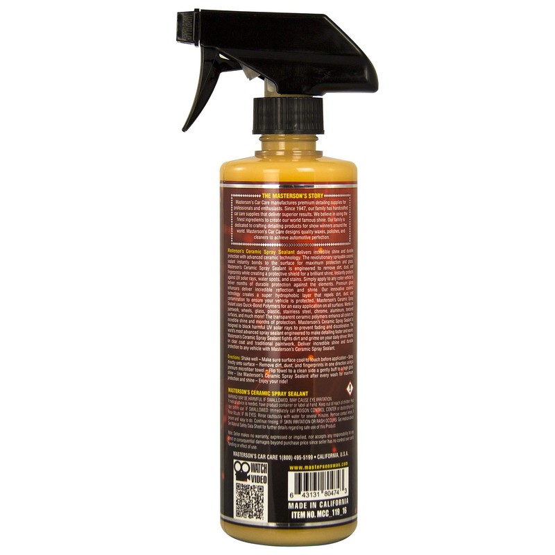 Masterson's Car Care MCC_119_16 Ceramic Spray Sealant Nano Coating (16