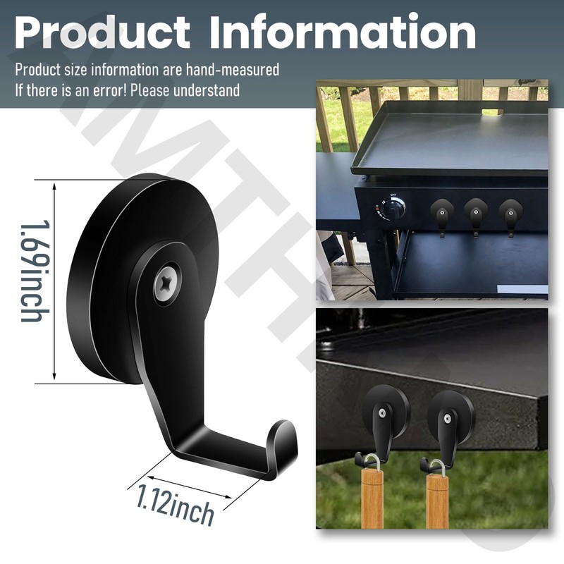 8 Pack Griddle Leveling Shims/Grill Accessories Compatible with Black st-one