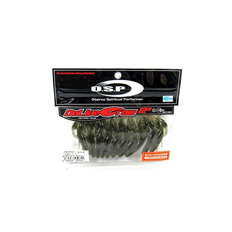 O.S.P DoLive Craw 2" W001 Watermelon Pepper Lure